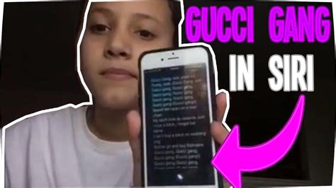 how to make siri sing gucci gang|Say These 8 Words to Siri, and She Will Sing to You .